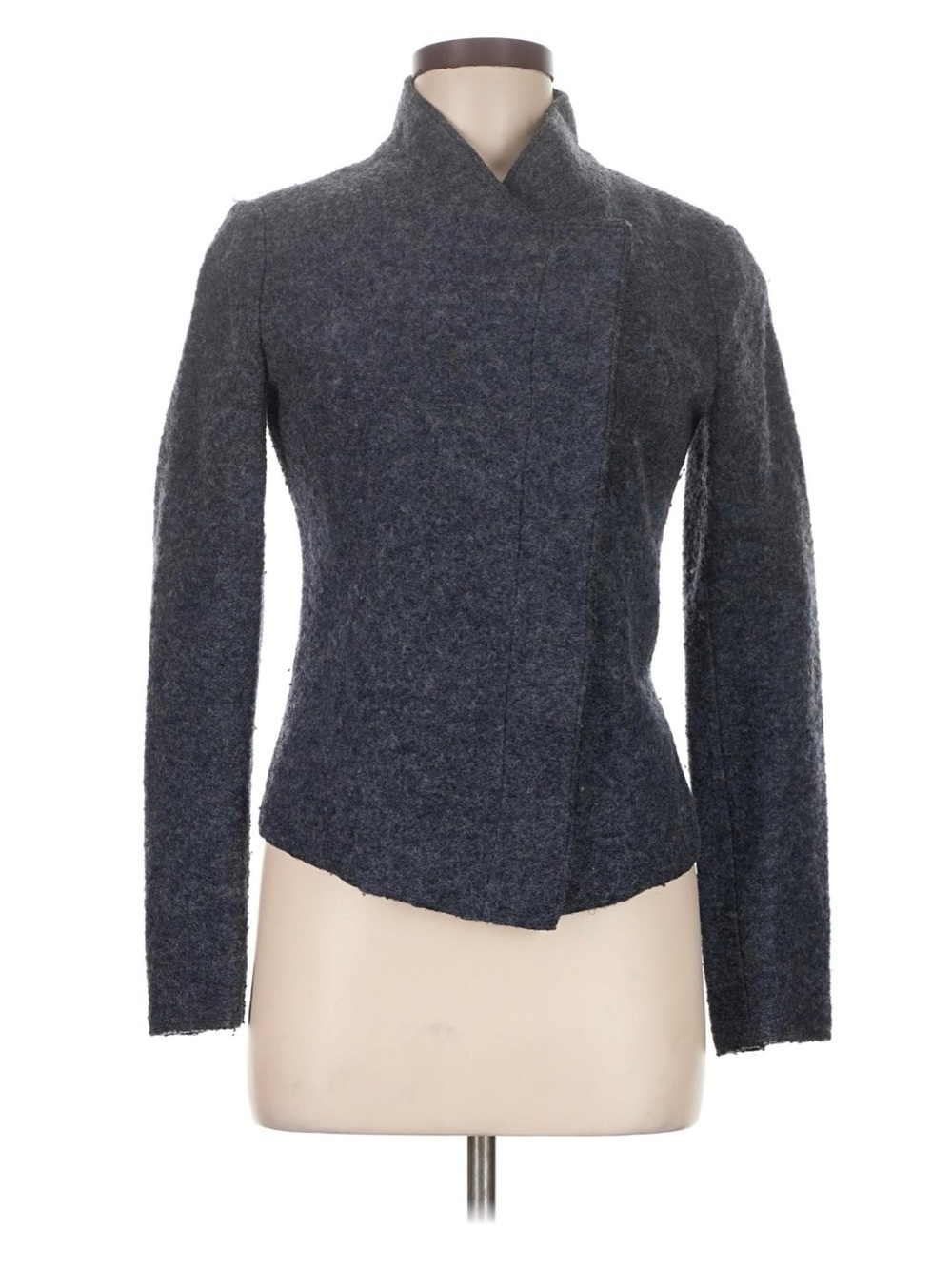 United Colors of Benetton Dark Gray Asymmetric Zip Jacket